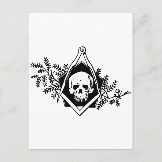 Platz der Sterblichkeit und Kompasse Postkarte (Vorderseite)