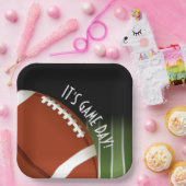 Platz des Fußballspiels Pappteller (Party)