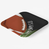 Platz des Fußballspiels Pappteller (Gewinkelt)