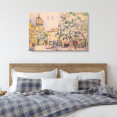 Platz des Hotel de Ville in Aix-en-Provence Leinwanddruck (Insitu (Schlafzimmer))