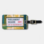 Platz des Parlaments - Stadt Westminster Tag Gepäckanhänger (Vorderseite horizontal)