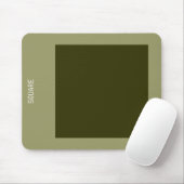 Platz: Dk Olive und Khaki Mousepad (Mit Mouse)