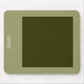 Platz: Dk Olive und Khaki Mousepad (Vorne)