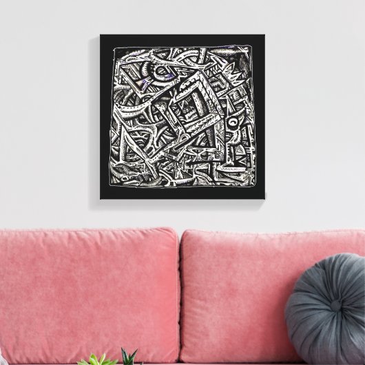 Platz eins von Brian Benson Leinwanddruck (Insitu (Wohnzimmer))