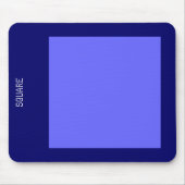 Platz - Electric Blue and Deep Navy Mousepad (Vorne)