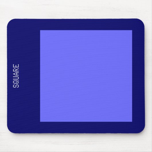 Platz - Electric Blue and Deep Navy Mousepad (Vorne)