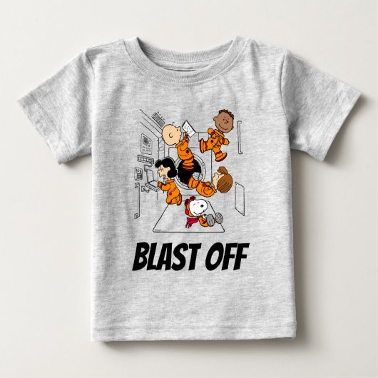 PLATZ | Erdnussbande im Weltraum Baby T-shirt (Vorderseite)