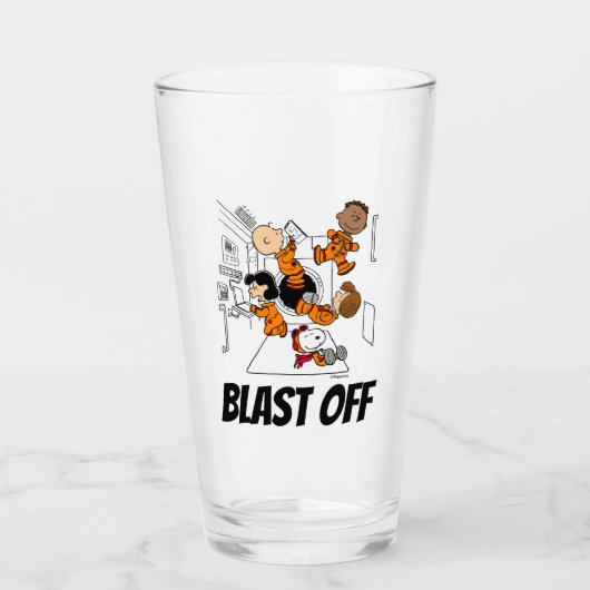 PLATZ | Erdnussbande im Weltraum Glas (Vorderseite)