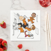 PLATZ | Erdnussbande im Weltraum Serviette (Beispiel)