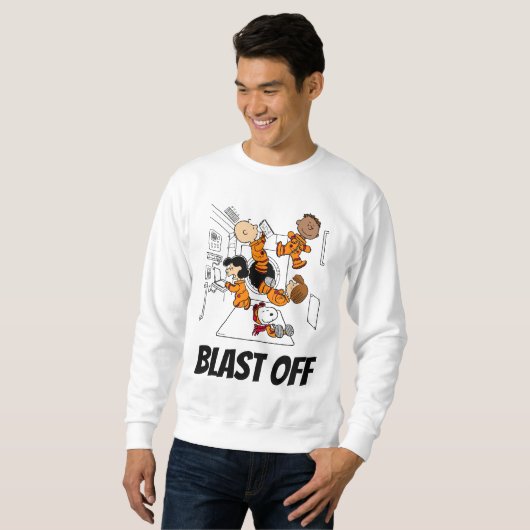 PLATZ | Erdnussbande im Weltraum Sweatshirt (Vorne ganz)