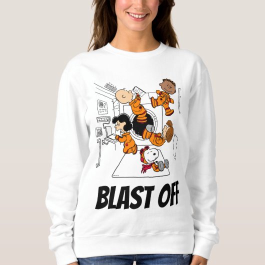 PLATZ | Erdnussbande im Weltraum Sweatshirt (Vorderseite)