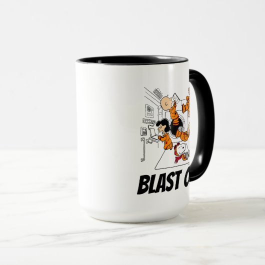 PLATZ | Erdnussbande im Weltraum Tasse (VorderseiteRechts)