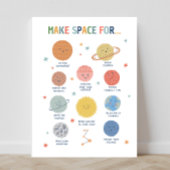 Platz für 18x24-Klassenposter Poster