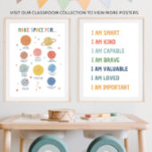 Platz für 18x24-Klassenposter Poster