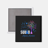 Platz für Alopezie Magnet (Vorderseite/Rückseite)