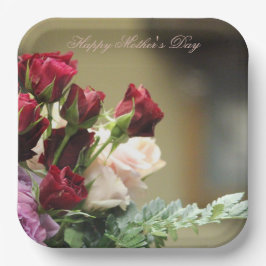 Platz für Blumenfotografie Pappteller