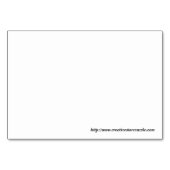 Platz für den Weihnachtstisch - Tischnummer (Rückseite)