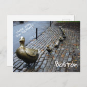 Platz für die Postkarte der Entenlings (Vorne/Hinten)