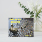 Platz für die Postkarte der Entenlings (Stehend Vorderseite)