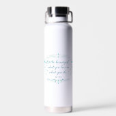 Platz für Geist Trinkflasche (Rückseite)