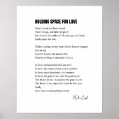 Platz für Liebe-Poster Poster (Vorne)