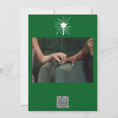 "Platz für" personalisiert Feiertagskarte (Rückseite)