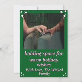 "Platz für" personalisiert Feiertagskarte