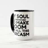 PLATZ FÜR SARKASMUS TASSE (Vorderseite Links)