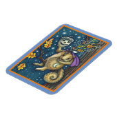 PLATZ FÜR SCHLAFHOLZ & ACORN, FUNNY HALLOWEEN MAGNET (Linke Seite)