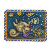 PLATZ FÜR SCHLAFHOLZ & ACORN, FUNNY HALLOWEEN MAGNET (Horizontal)