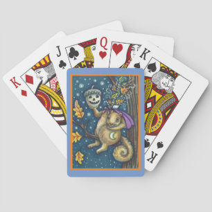 PLATZ FÜR SCHLAFHOLZ & ACORN, FUNNY HALLOWEEN SPIELKARTEN