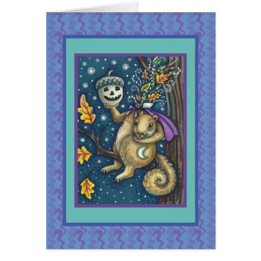 PLATZ FÜR SCHLAFHOLZ, FUNNY HALLOWEEN KARTE (Vorne)