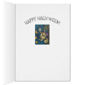 PLATZ FÜR SCHLAFHOLZ, FUNNY HALLOWEEN KARTE (Innen (Rechts))