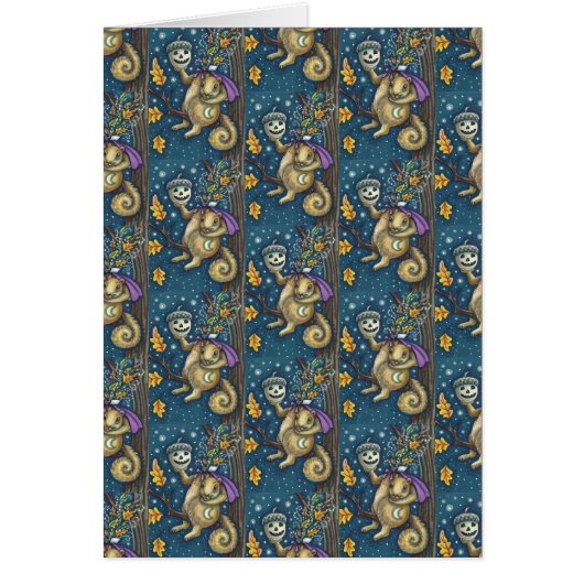 PLATZ FÜR SCHLAFHOLZ, HALLOWEEN BLASKARTE (Vorne)