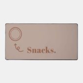 Platz für Snacks Der sonnige Schreibtisch matt Bür Schreibtischunterlage (Vorderseite)