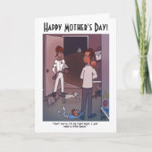 Platz geklappte Muttertagskarte Karte (Vorderseite)