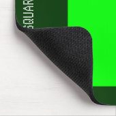 Platz - Grün und Grün Mousepad (Ecke)