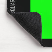 Platz - grün und schwarz mousepad (Ecke)