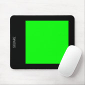 Platz - grün und schwarz mousepad (Mit Mouse)