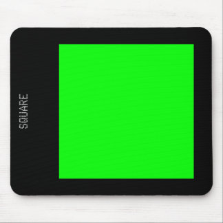 Platz - grün und schwarz mousepad
