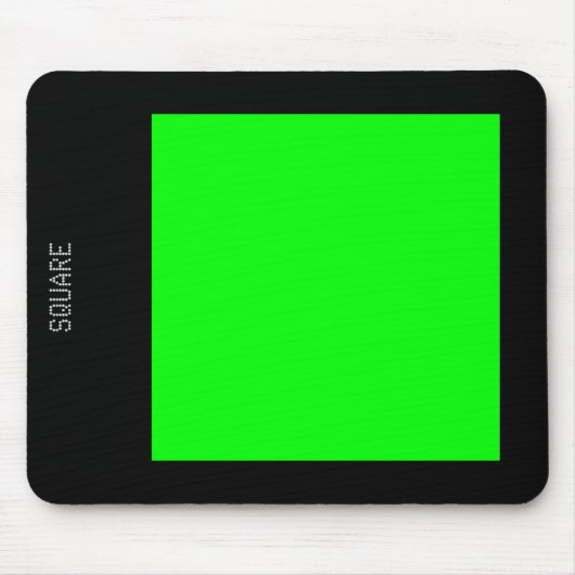 Platz - grün und schwarz mousepad (Vorne)