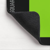Platz: grün und schwarz mousepad (Ecke)