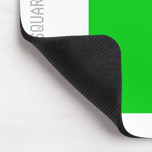 Platz: Grün und Weiß des Frühlings Mousepad (Ecke)