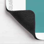 Platz - grün und weiß mousepad (Ecke)