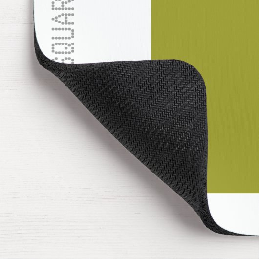 Platz: grün und weiß mousepad (Ecke)