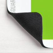 Platz: grün und weiß mousepad (Ecke)