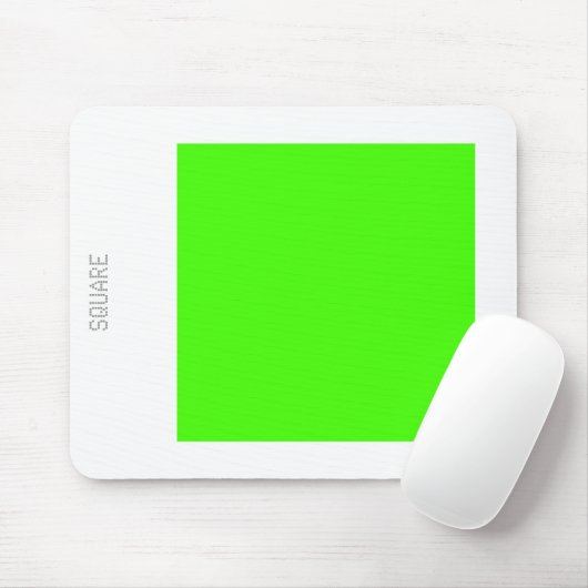 Platz: Grün und Weiß von Chartreuse Mousepad (Mit Mouse)
