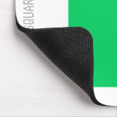Platz: hellgrün und weiß mousepad (Ecke)