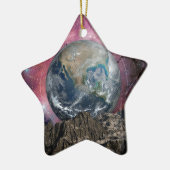 Platz im Weltraum Keramikornament (Links)