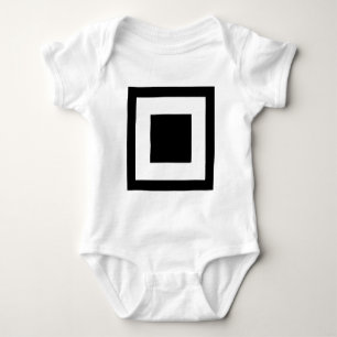 Platz innerhalb eines Platzes Baby Strampler